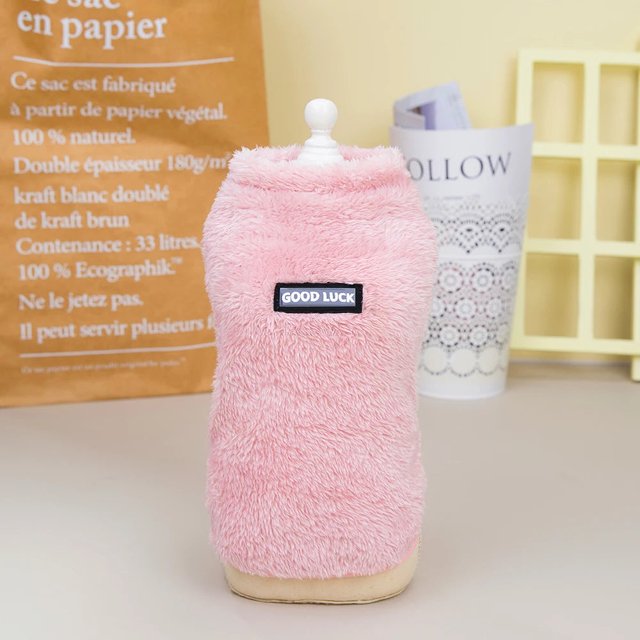 Warm Small Dog Clothes Soft Fleece Cat Dogs Clothing Pet Puppy Winter Vest Costume For Small Medium Dog Cats Chihuahua Yorkie ShopWise Round