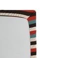 thumbnail image 2 of Ambesonne Striped Fitted Sheet, Vintage 60's Red Black, Twin XL Size, Multicolor, 2 of 2