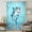 Blue, variant on Blue Shark Coastal Sheer Curtains 63 Inch Length for Bedroom, Summer Beach Coral Ocean Nautical Light Filtering Privacy Drapes, Breathable Semi Sheer Window Treatment for Kitchen Dining Room Nursery