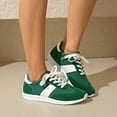 thumbnail image 6 of NOKIO White Sneakers for Women Comfortable Casual Sport Shoes Lightweight Outdoor Walking Footwear with Soft Insole, 𝖫a𝖼e Up Tennis Athlet𝗂c Shoes for Back to College, 6 of 9