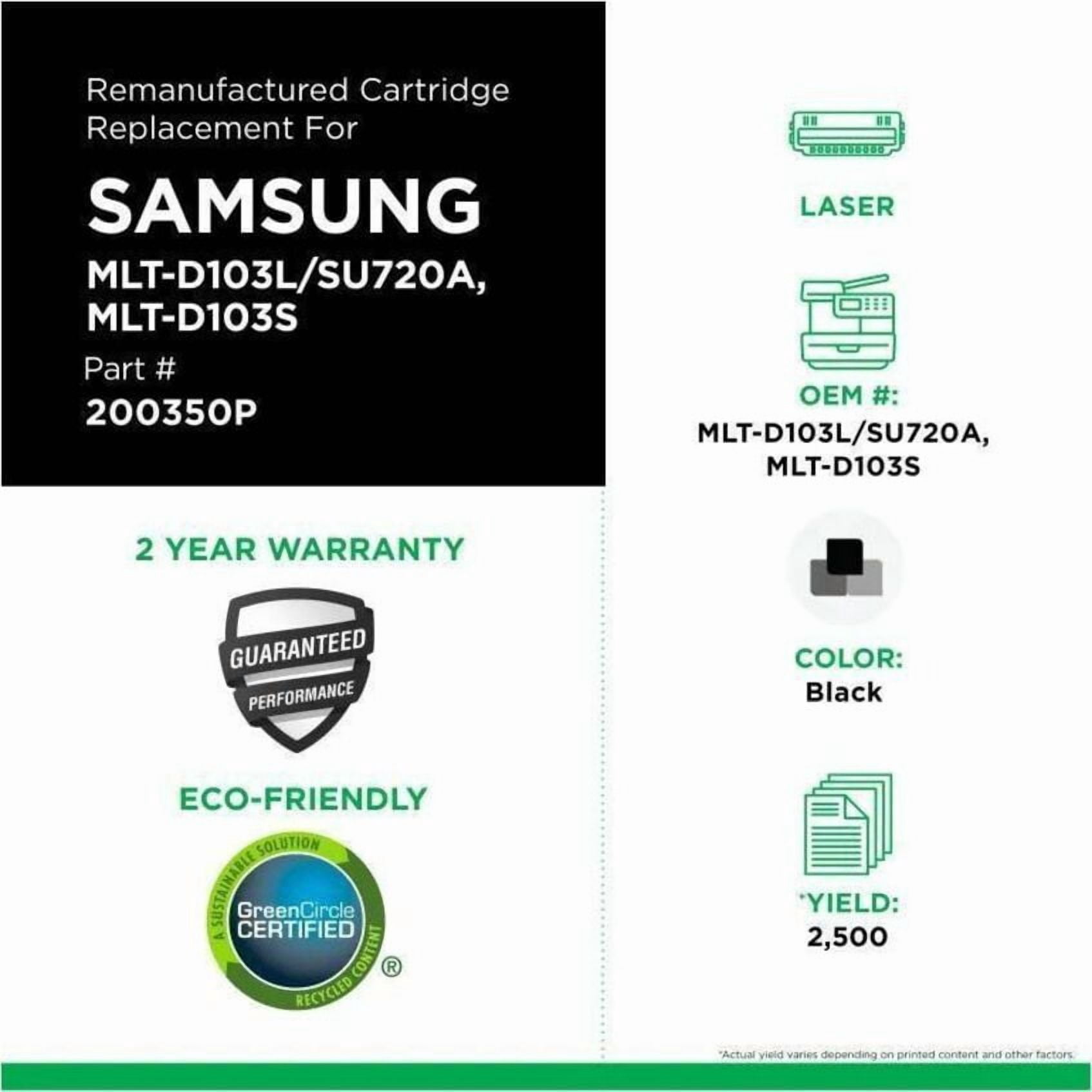 Clover Imaging Remanufactured High Yield Toner Cartridge for Samsung MLT-D103L/MLT-D103S