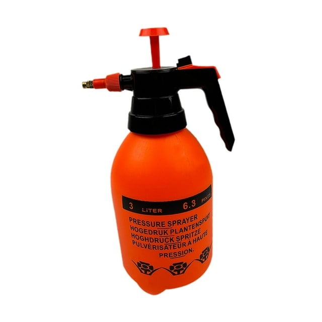 Rociador de jardín 1L para detalles de automóviles, lavado, limpieza de cocina, pulverización de flores Naranja
