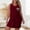 Wine, variant on Naittoop Women's Plus Size Full Slip for Under Dresses Heart Printed Basic Sleeveless Nightgown Spaghetti Straps Cami Dress