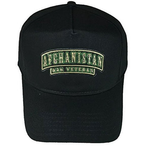 AFGHANISTAN WAR VETERAN HAT - BLACK - Veteran Owned Business