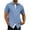 Blue, variant on Urban Stylish Shirt for Men Slim Fit Button Up Shirts Lapel Short Sleeve Dress Tshirt Solid Business Shirts