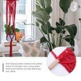 thumbnail image 2 of Soporte para plantas, colgador de macetas, cesta para macetas, eslinga colgante de algodón rojo, 2 of 6