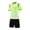 R, variant on CAICJ98 Kids Soccer Jerseys for Boys Girls Training Outfit Team Uniform Athletic Shirts Shorts Clothing Sets Sportswear (A,9-10 Years)