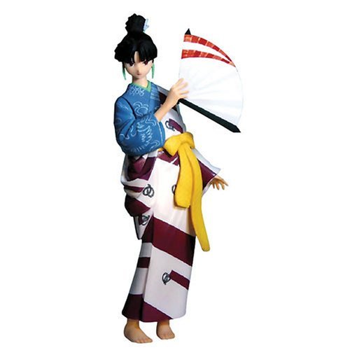 Figura de acción de InuYasha Serie 5 Kagura con ventilador mágico Viz Media Kagura