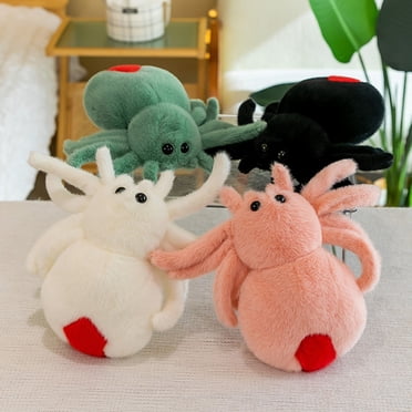 MUFEIRUO Spider Plh Toy, 13 In, Black Spider With Witch Hat, Halloween Stuffed Animal For Kids, Gift For Boys & Girls
