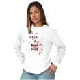 thumbnail image 3 of Inspirational Cute and Beautiful Women Plus Size Long Sleeve Graphic Tee Brisco Brands 2X, 3 of 5