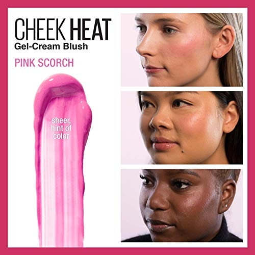 Rubor en Gel-Crema Maybelline Cheek Heat Rosa 0.27 Fl Oz