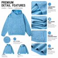 thumbnail image 4 of ZHENGLM Digital Print Hoodie for Men Women Oversized Pullover Sweatshirt, 4 of 4