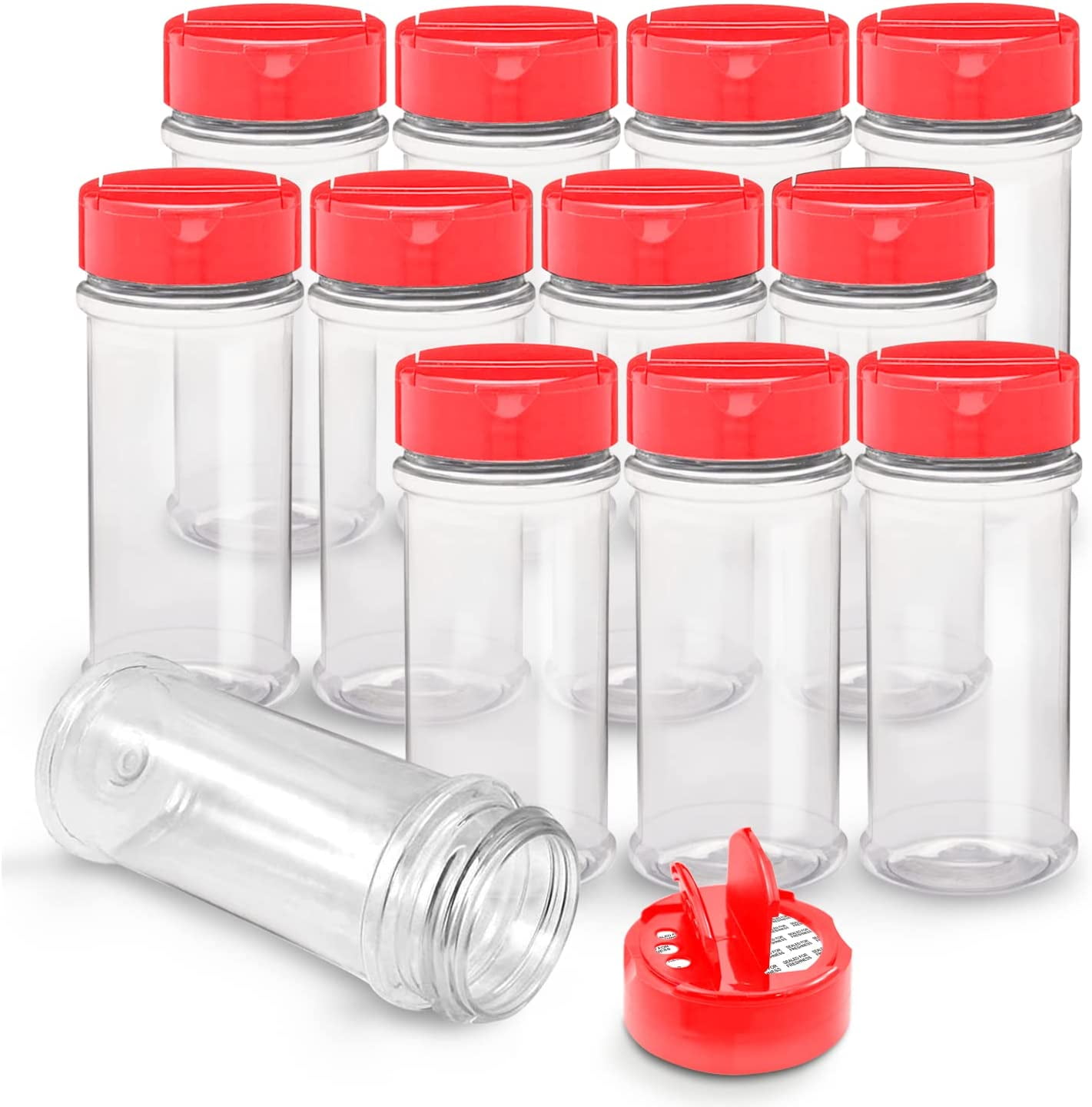 Plastic spice best sale jars