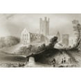 thumbnail image 2 of Jerpoint Abbey Thomastown County Kilkenny Ireland Drawn By WHBartlett Engraved By C Cousen From The Scenery An, 2 of 2