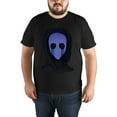 thumbnail image 4 of Large Tops For Men GraphicSkull (8) Printed Tees Summer Everyday Short-Sleeved T Shirts Black or White XS-5XL, 4 of 5