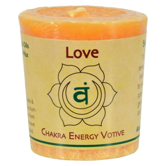 Aloha Bay Chakra Votive Candle, Love