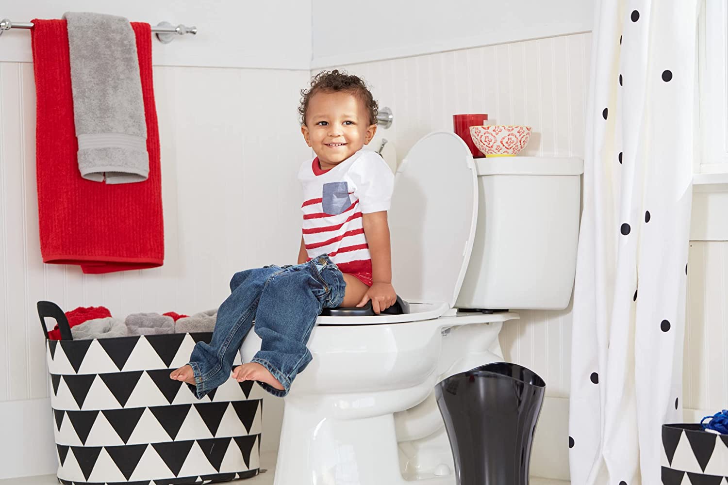 The First Years Training Wheels Racer Potty Training Toilet - Race Car Training Potty - Includes Detachable Toddler Toilet Seat and Kids Potty - Ages 18 Months and Up 1 Count (Pack of 1) Car - image 3 of 7