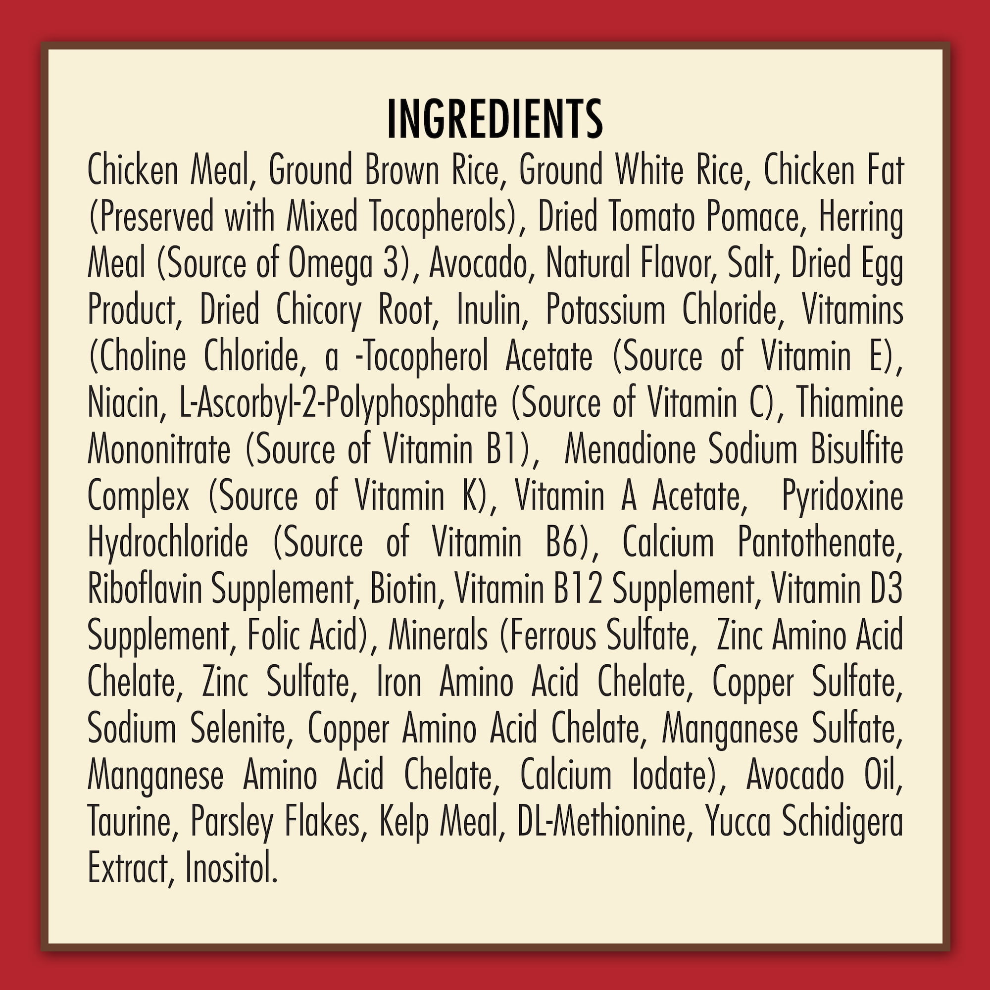 AvoDerm Natural Chicken & Herring Meal Formula - Adult Dry Cat Food, 3.5 lb