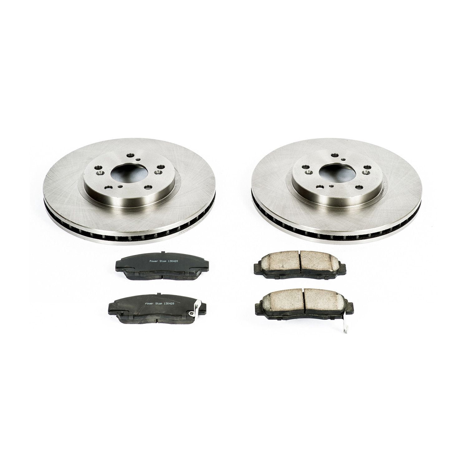 Power Stop Front Stock Replacement Brake Pad and Rotor Kit KOE2292