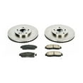 thumbnail image 3 of Power Stop Front Stock Replacement Brake Pad and Rotor Kit KOE2292, 3 of 8