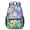 Black-3, variant on 17 Inch Lightweight Backpack,PVC Waterproof Oxford Fabric, Ergonomically Designed, with Large Capacity, Exotic Jungle Aesthetic