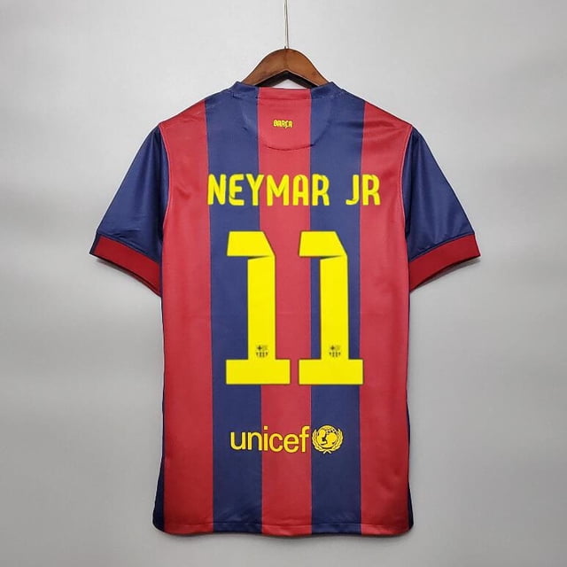 Camiseta De Fútbol retro 14 15 barcelona messi neymar jr home final Hombre s-xxl