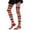 A-Red130, variant on Yuanlong Womens Over-the-Knee Socks Colorful Striped Stockings Casual Comfortable Daily Wear Home Party Hosiery