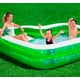 thumbnail image 3 of Alberca Inflable Bestway Cuadrada Con Portavaso Verde, 3 of 3