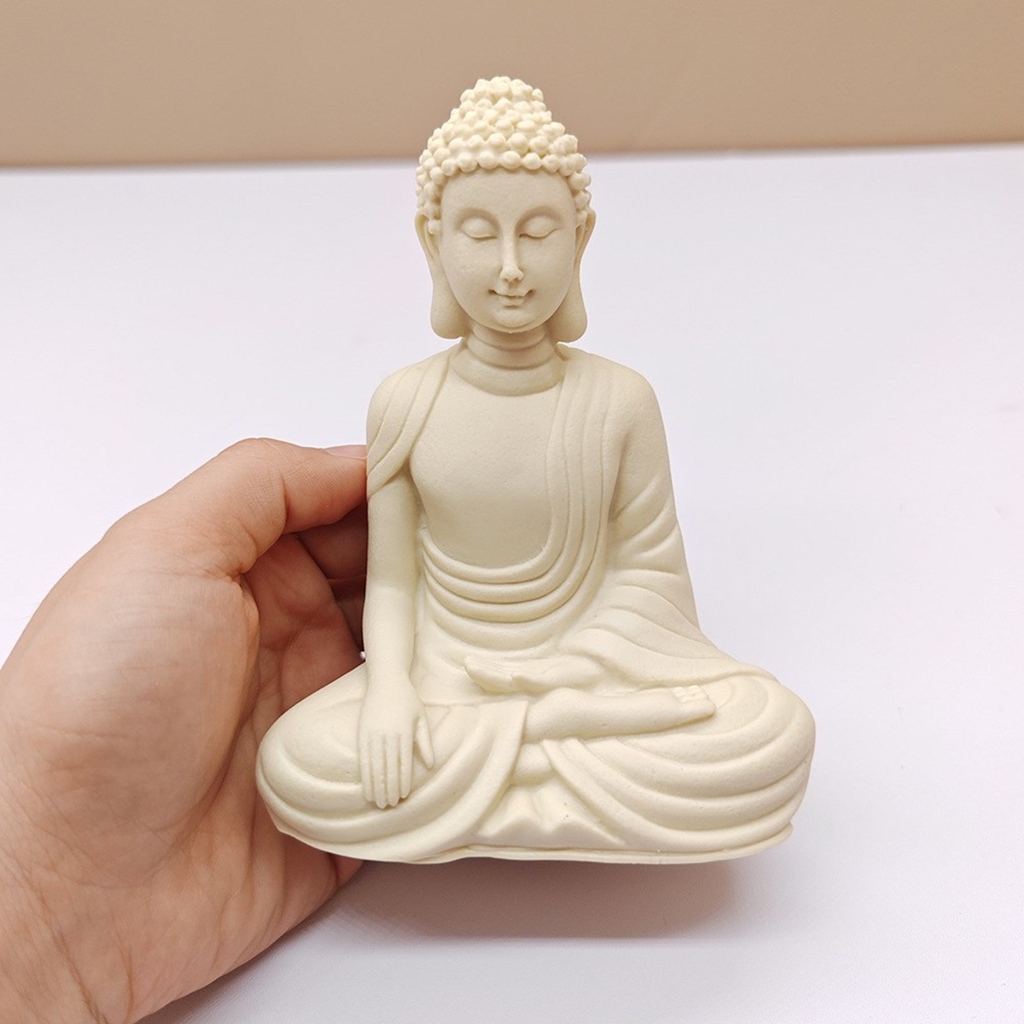 Figure Molds Candle Moulds Buddhas Shape Silicone Crafts Mold Silicone Material
