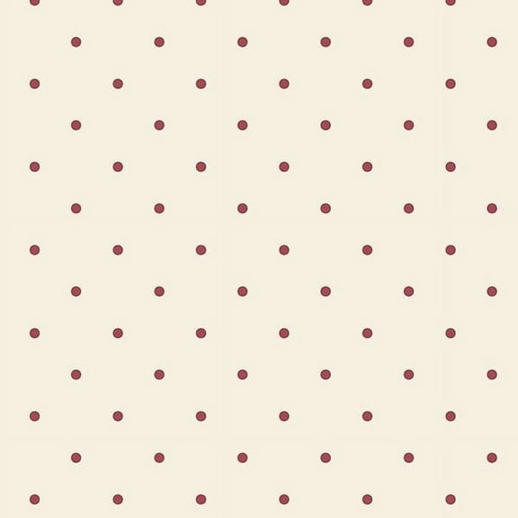 Manhattan Comfort Norfolk 32.7 Ft. x 20.5 In. Vinyl Red Dots Harlequin Wallpaper Covering