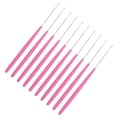 thumbnail image 4 of 20pcs Plastic Handle Crochet Needles for Hair Extensions and Knitting, 4 of 8