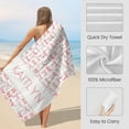 thumbnail image 2 of Personalized Beach Towel for Kids - Custom Beach Towel with Name- Soft Swimming Towel, Customized Bath/Pool/Beach Towel for Boys Girls, 2 of 8