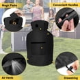 thumbnail image 5 of Propane Tank Cover 20lb Gas Tank Cover Outdoor 600D Heavy Duty Waterproof Covers Fits Standard 20 lb Tank Cylinder, 13'' x 19.5'' Black（There is only one dust cover）, 5 of 5