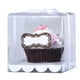 thumbnail image 2 of 12x Contenedor Pequeño para Cupcakes, Caja para Pasteles, Contenedor para Panqueques, Cajón de Embalaje, de Plástico , para Du blanco perfecl Envase de la magdalena, 2 of 8