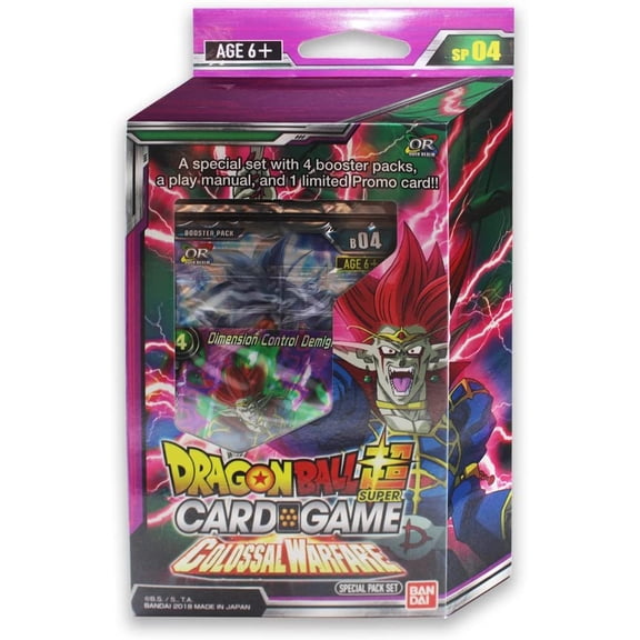 Dragon Ball Super Card Game: Colossal Warfare Special Pack Set