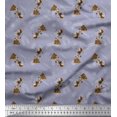 thumbnail image 1 of Soimoi Cotton Duck Fabric Star,Knife & Circus Dog Cartoon Decor Fabric Printed Yard 42 Inch Wide, 1 of 1