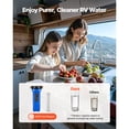 thumbnail image 2 of KFFKFF RV Water Filtration System, Drinking/Washing Water Filter System for Campers, Remove Sediments, Chlorine, Bad Tastes, Odors, 2 of 9
