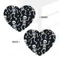 thumbnail image 4 of Car Fragrance Piece Four Pieces Of Fresh Air Lavender Smell Contains Lanyard Plastic Film Wrapped For The Bathroom Bed In The Car Room Dancing Skeleton Halloween Pattern Heart Shape, 4 of 8