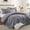 Gray, variant on Ameha 3-Piece Coverlet Set Modern Floral Embossed Quilt Soft Microfiber Bedspread King Gray