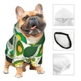 thumbnail image 4 of Bingfone Green Avocado Dog Clothes Hoodie, Pet Winter Coat,Puppy Sweatshirts For Small Dogs Boy Girl,Suitable For All Breeds-Medium, 4 of 9