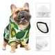 thumbnail image 3 of Fotbe Green Avocado Sudadera con Estampado para Perros Pequeños – Suéter con Capucha para Mascotas, Tela Suave de Forro Polar con Bolsillo-Large, 3 of 7