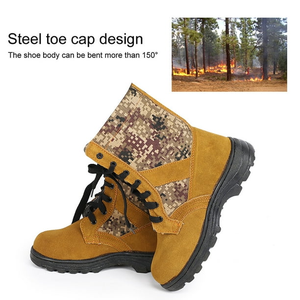Flame Retarded Fireproof Safety Shoes Smash Proof Puncture Proof Labor Insurance Work Boots 40