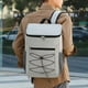 thumbnail image 1 of Mochila térmica aislada, mochila para el almuerzo, bolsa térmica impermeable multifuncional con bolsillo de malla a prueba de fugas, para excursiones Gris DYNWAVEMX Bolsas hieleras, 1 of 8