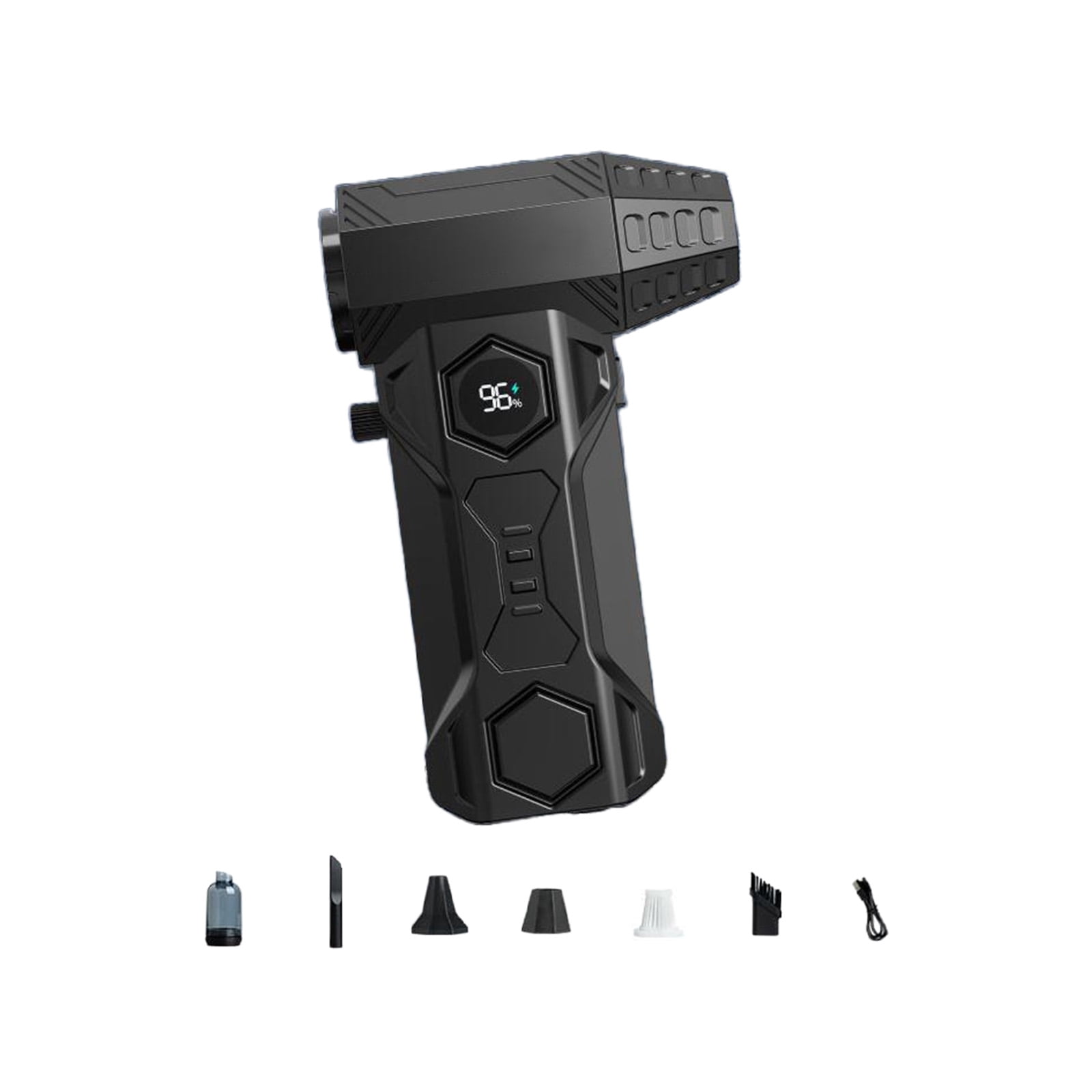 Small USB Powered Boosts Blower 580000 High Speed Air Dusters Ergonomic Grip For Electronics Car Cleaning Use