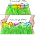 thumbnail image 4 of JESTAR 24-Piece Hawaiian Luau Party Set, Includes 12 Hula Grass Skirts and 12 Flower Wristbands, Adjustable Tropical Party Supplies for Adults and Kids, 4 of 8
