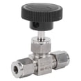 thumbnail image 1 of High Pressure Needle Valve, 304 Stainless Steel Needle Valve,  Practical Durable Tightness For Water Gas Liquid Strong Connection Ф1/4, 1 of 8