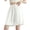 White, variant on Knee Length Shorts for Women Summer Casual Chiffon Lightweight Elastic High Waist Wide Leg A Line Flowy Shorts