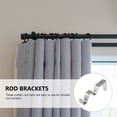 thumbnail image 4 of Zehuanyu 3 Pcs 1 Bag Adjustable Drapery Pole Bases Sturdy Iron Curtain Rod Supports, 4 of 8