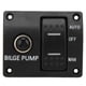 thumbnail image 5 of BR Panel de interruptor de bomba de sentina de 3 vías, 12V, 24V, disyuntor integrado de 15A para accesorio de yate, 5 of 10