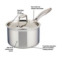 thumbnail image 2 of Meyer SuperSteel Casserole en Acier Inoxydable Tri-Plis avec Couvercle - 3 L, 2 of 5